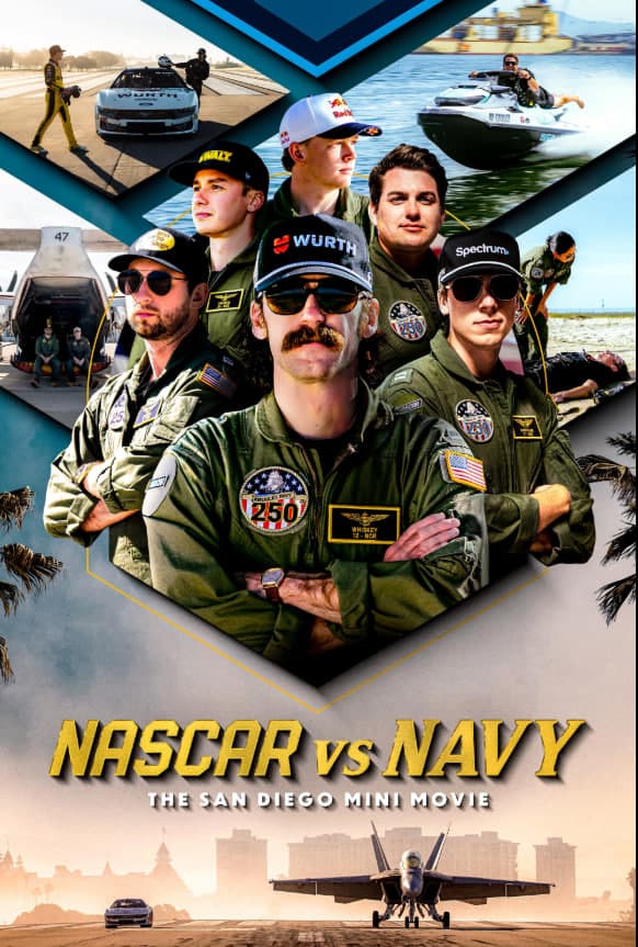 NASCAR对阵海军:圣地亚哥迷你电影海报